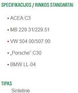 Variklių alyva Castrol Edge Titanium FST LL 5W - 30, sintetinis, 4 l
