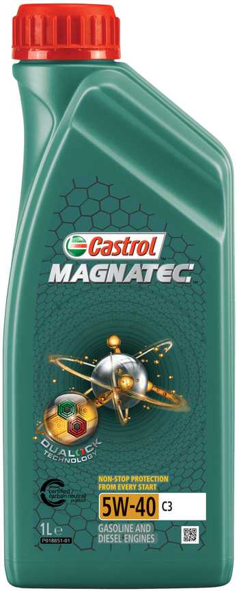 Variklių alyva Castrol Magnatec C3 5W - 40, sintetinis, 1 l