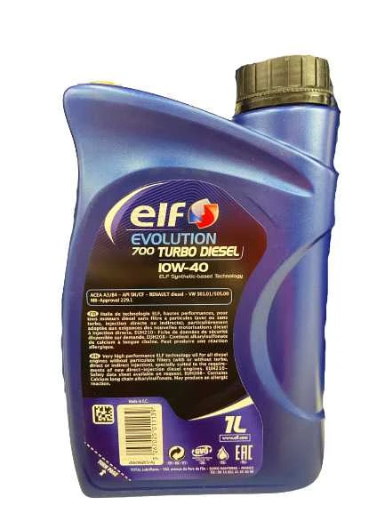 Motoreļļa Elf Evolution 700 TD 10W - 40, daļēji sintētiska, 1 l