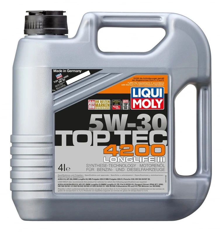 Variklio tepalas Liqui Moly Top Tec 4200 5W-30, 4 l