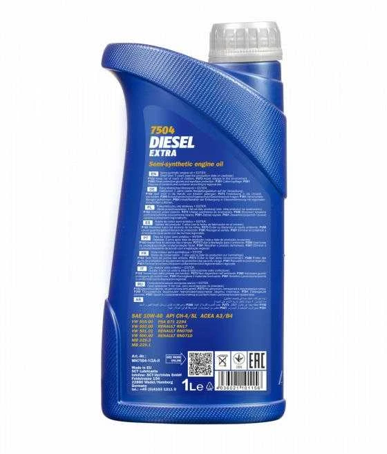 VARIKLIŲ TEPALAI „MANNOL DIESEL EXTRA“ (10W40; 1 L)