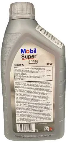 Motoreļļa Mobil Super 3000 VC 0W - 30, sintētiskais, 1 l