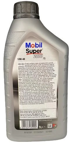 Alyva MOBIL SUPER 2000X1 10W-40 1 L
