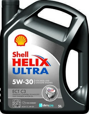 VARIKLIŲ TEPALAI SHELL HELIX Ultra ECT C3 5W-30 5L