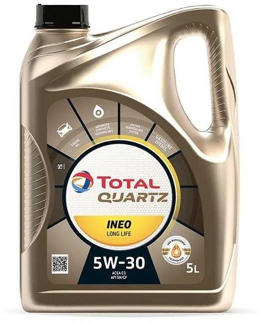 Variklių alyva Total Quartz Ineo Long Life 5W - 30, sintetinis, 5 l