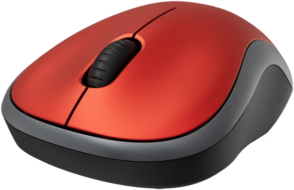 Bevielė pelė Logitech M185. Raudona