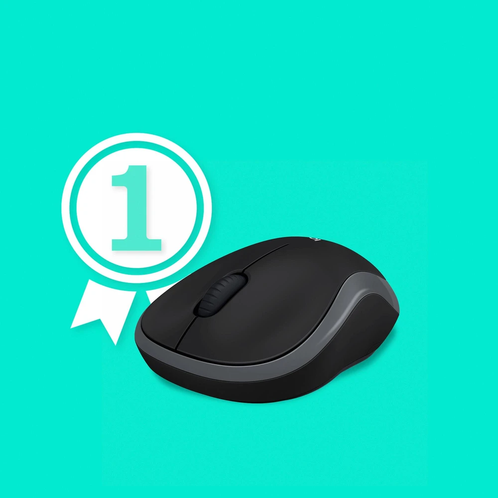 Bevielė pelė Logitech M185 pilka