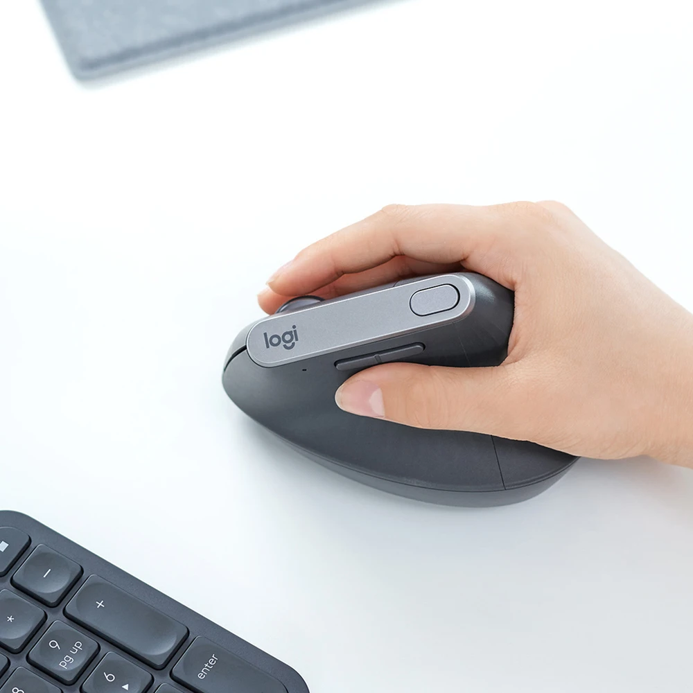 Belaidė pelė Logitech MX Vertical, pilka