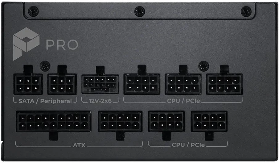 MSI PRO A1000PL PCIE5 EU Juoda Reljefinis kabelis 1000W pilnai modulinis Platinum ENFR spalvota dėžutė medinis padėklas 84M