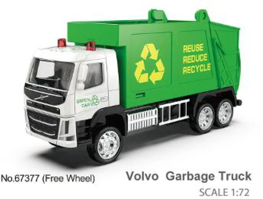 MSZ Šiukšliavežė VOLVO, 1:72