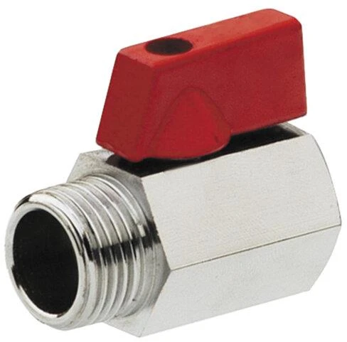 MT BALL VALVE MINI MF 3/8 Raudonas