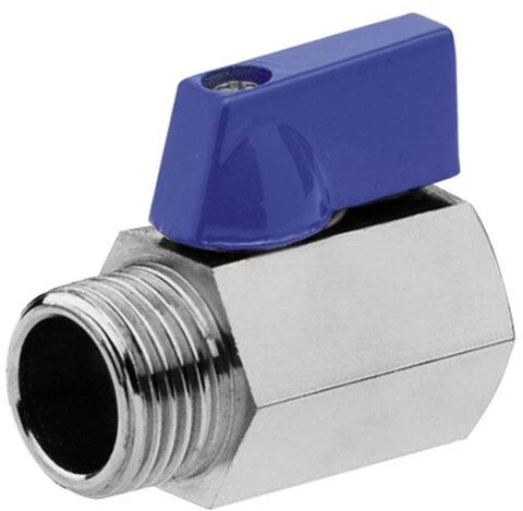 MT Ball valve mini MF 3/8 Mėlynas