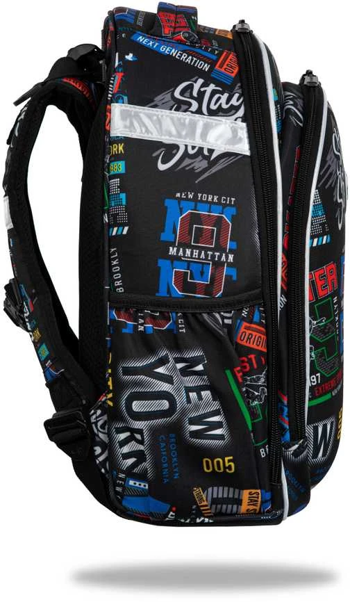 Kuprinė CoolPack Big City, juoda/įvairių spalvų