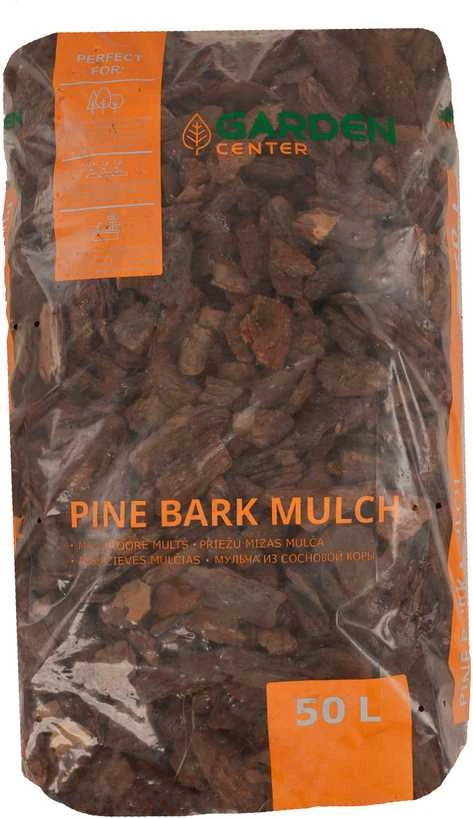 Mulčas iš pušų žievės Garden Center PREMIUM, 30 - 70 mm, 50 l