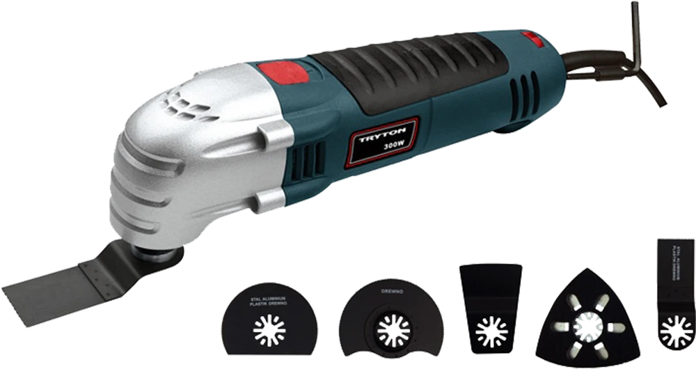 Tryton Narzędzie 300 W daugiafunkcis įrankis, osciliacijos 10000–18000/min