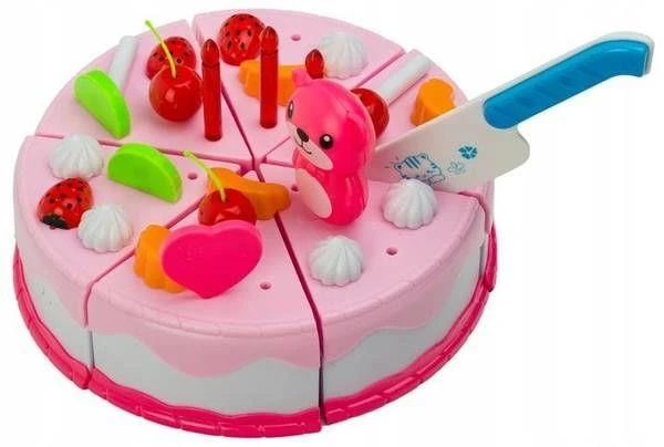 Multistore Žaisliniai virtuvės reikmenys, torto rinkinys EcoToys Birthday Set, įvairių spalvų