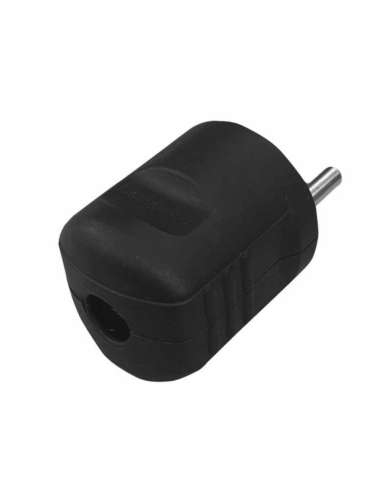 N_L Kištukas N&L, 2P, 16A, 250V, juodos spalvos