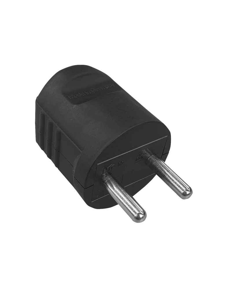 N_L Kištukas N&L, 2P, 16A, 250V, juodos spalvos