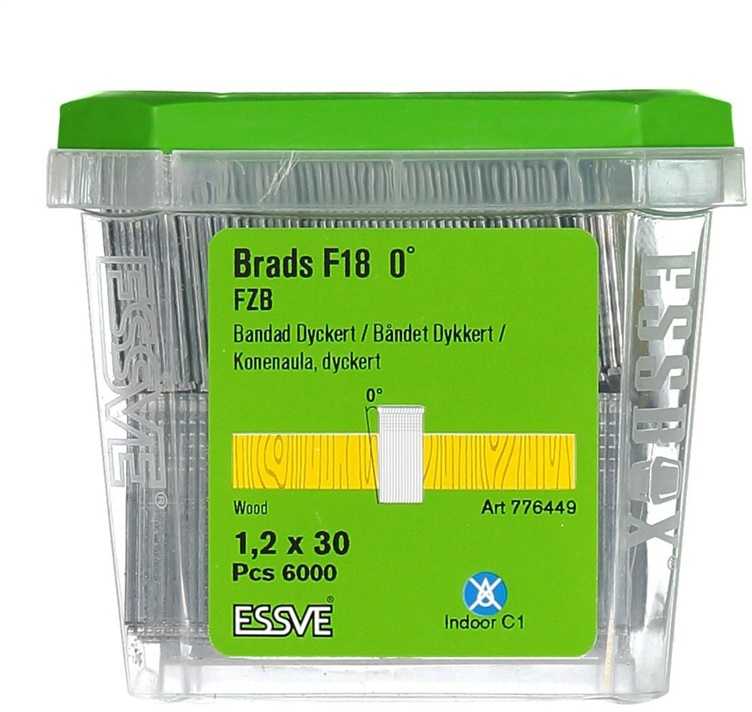 Vinys Essve F18; 1,2×30 mm; 0°; 6000 vnt.; blizgaus cinkavimo