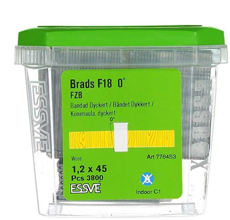 Vinys Essve F18; 1,2×45 mm; 0°; 3800 vnt.; blizgaus cinkavimo