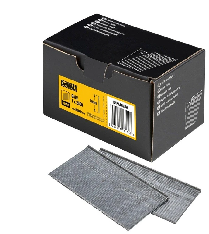 Naglas lentē Dewalt DNBA1650GZ. 50 mm x 1.6 mm
