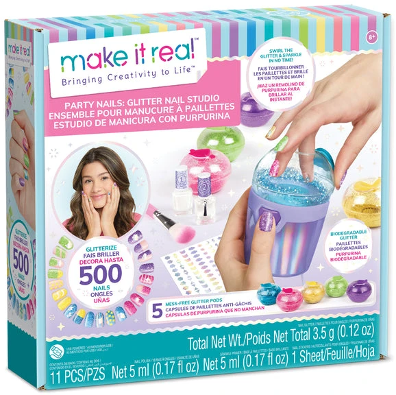 Make_It_Real Nagų priežiūros rinkinys Make It Real PARTY NAILS 2467M