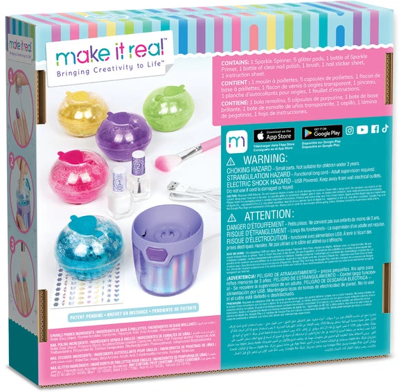 Make_It_Real Nagų priežiūros rinkinys Make It Real PARTY NAILS 2467M