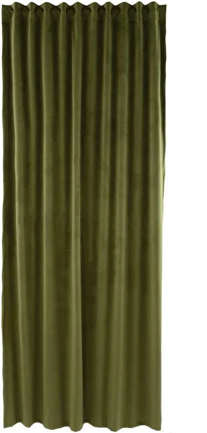 Domoletti CURTAIN VELVET W537628/37 140X260 DGREEN