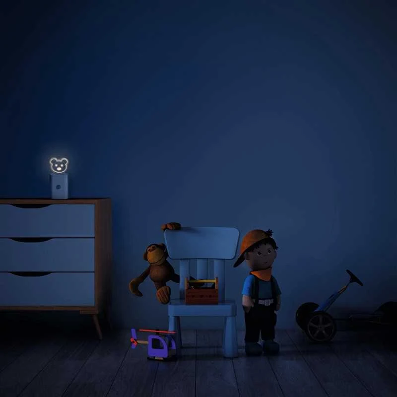 Sieninis šviestuvas Ledvance 0,2W LED naktinis šviestuvas NIGHTLUX CARTOON, baltas, 3000K, su judesio jutikliu