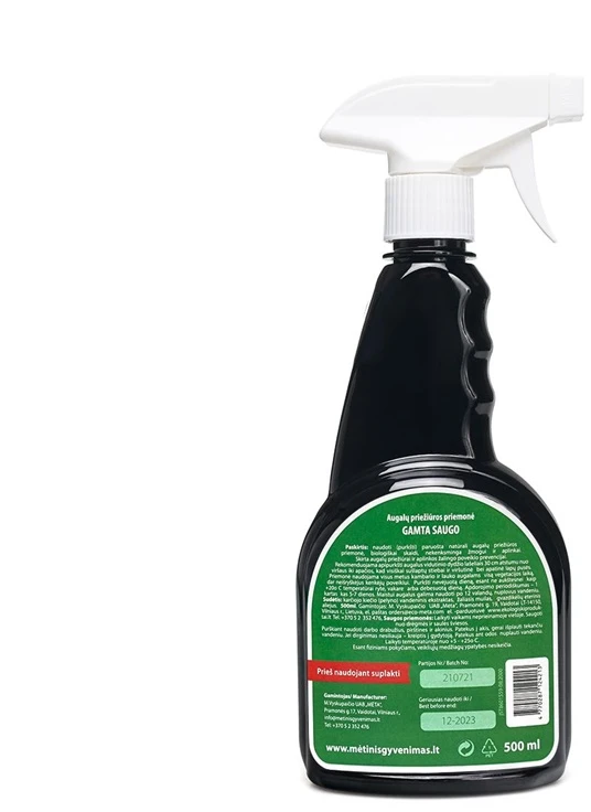 Natūrali augalų priežiūros priemonė Mėta. 500 ml