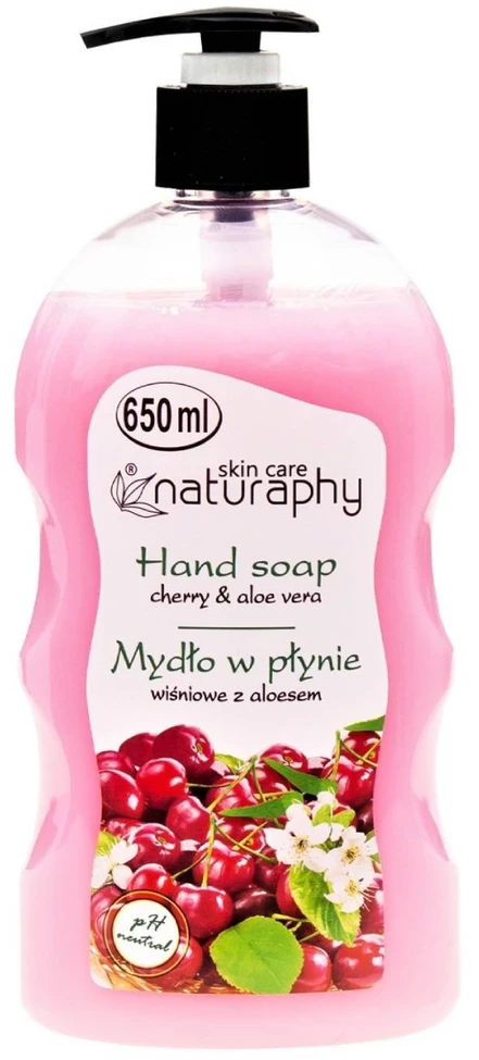 Naturaphy Skystas muilas 650ml Vyšnių ir Alavijų