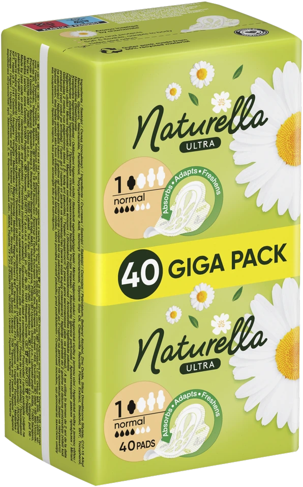 Higieniniai paketai NATURELLA Ultra , 40 vnt.