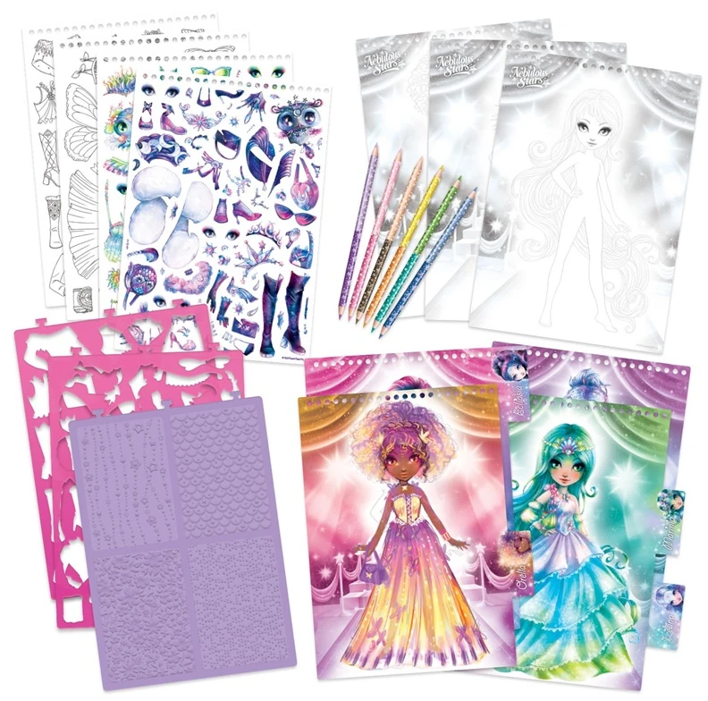 Nebulous Stars Creative Kit Fashion Sketchbook-Astral