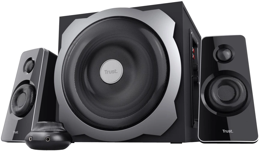 Kompiuterio kolonėlės Kolonėlės Trust Tytan 2.1 Subwoofer Juod