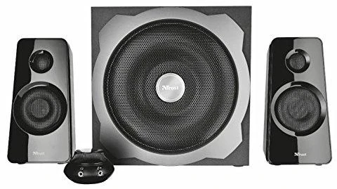 Kompiuterio kolonėlės Kolonėlės Trust Tytan 2.1 Subwoofer Juod