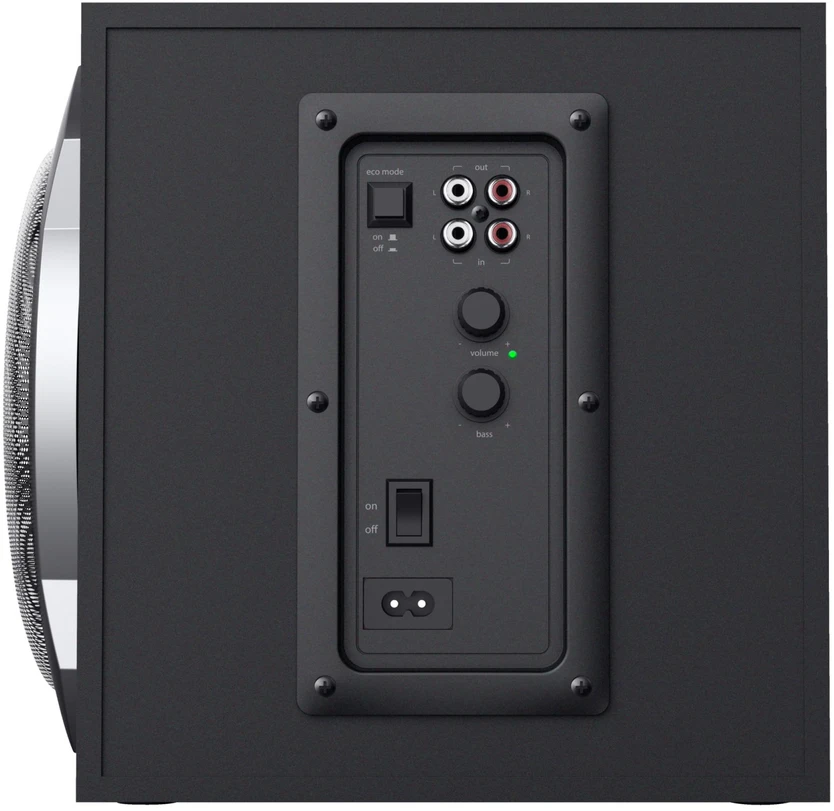 Kompiuterio kolonėlės Kolonėlės Trust Tytan 2.1 Subwoofer Juod