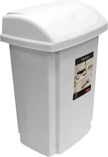 NHG Atliekų konteineris 25L Swing baltas