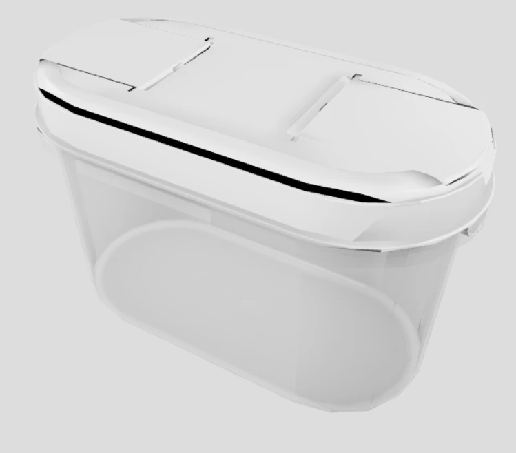 NHG Maisto laikymo indas Margerit 2.4L Baltas