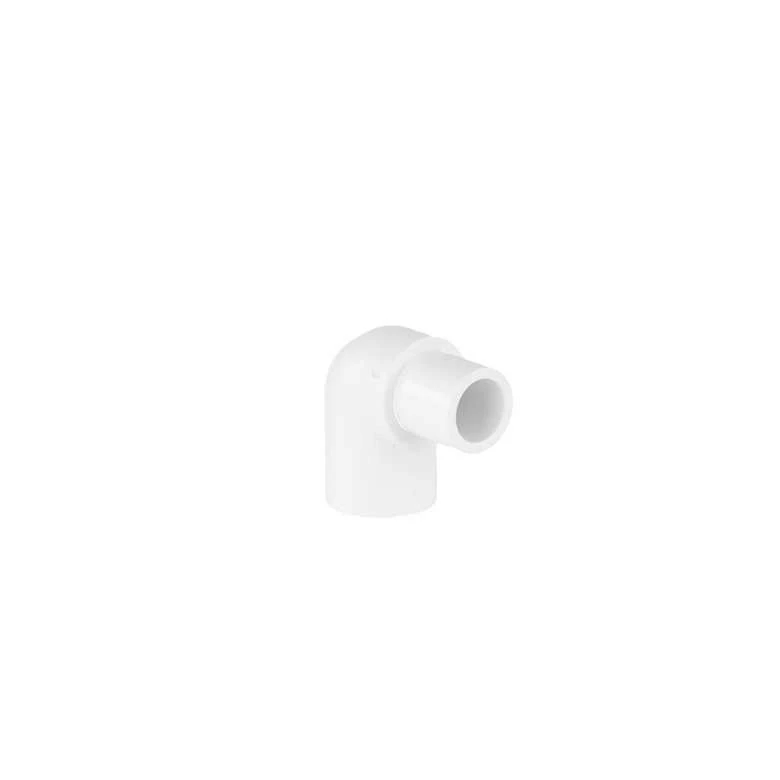 Nibco Alkūnė 409-005, PVC-U, 1/2″x90° klijuojama išorė/vidus