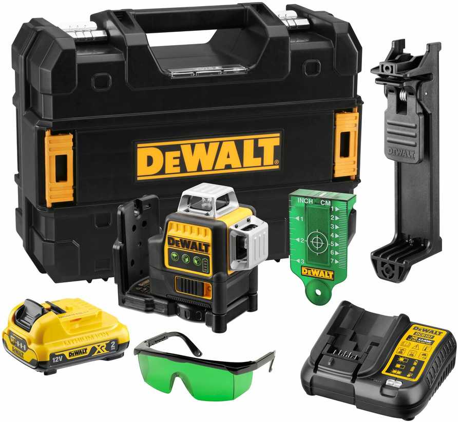 Nivelyras Dewalt DCE089D1G, 0 - 360 °