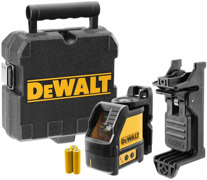 DEWALT Kryžminis lazerinis nivelyras DeWalt DW088K, raudonas