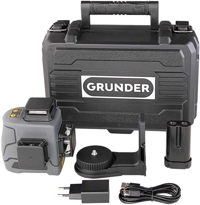 Grunder Carruzzo POPOman MTM350B laser level žalias crossline 60m