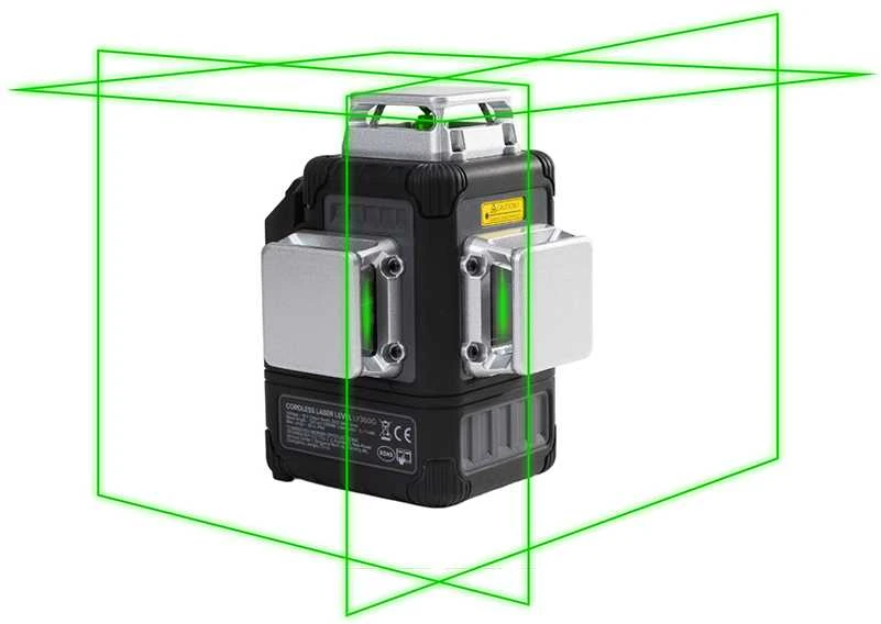 Grunder Carruzzo Cordless lazerinis Level LY-360G 18V Žalias