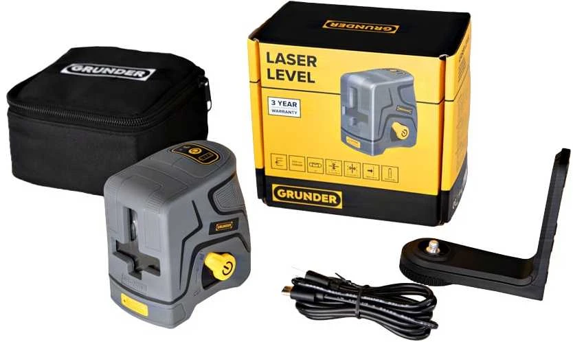 Grunder Carruzzo CORDLESS LASER LEVEL MTM310B 2 DIODES