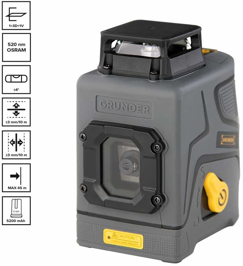 Carruzzo Cordless lazerinis Level MTM330B