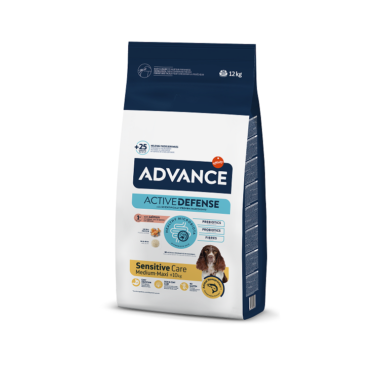 ADVANCE Sensitive su lašiša ir ryžiais 12kg