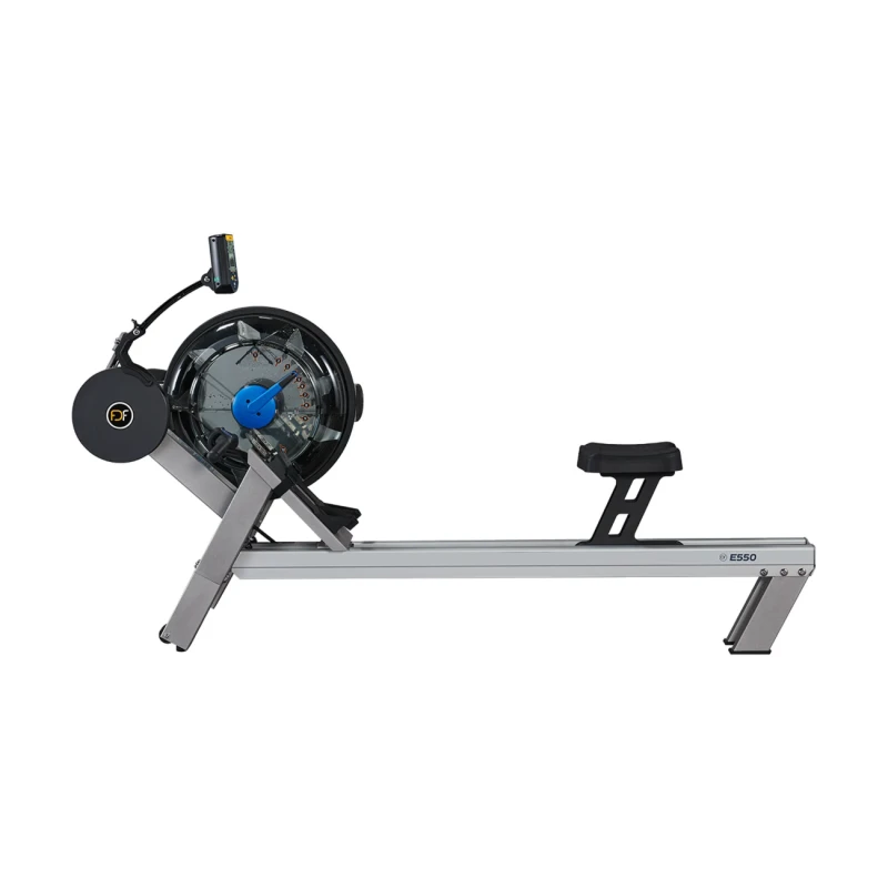 None Rowing ergometer TUNTURI Fluid Rower Evo E550 Side Tank Sidabrinis Bronze