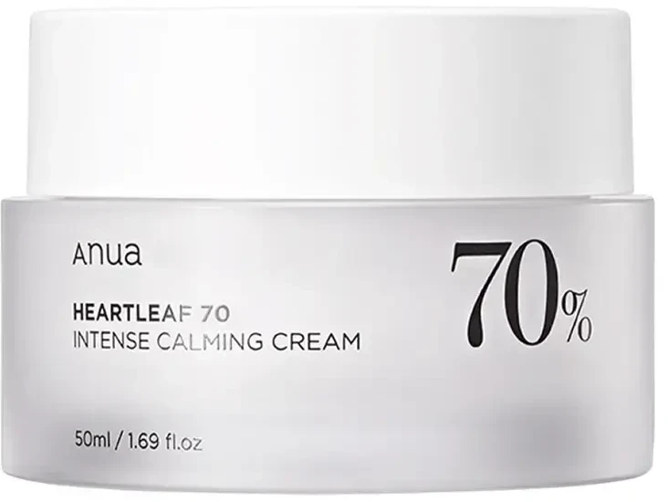 „Anua Heartleaf 70 + Ceremide“ intensyvaus poveikio raminamasis kremas, 50 ml