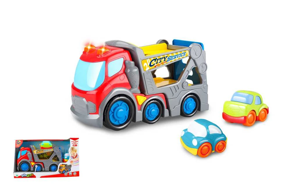 None Nežinomas Žaislinis automobilis Busy City DHTS10359J, raudona
