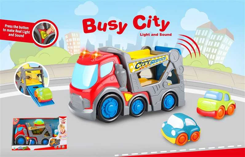 None Auto pārvadātājs Busy City DHTS10359J, sarkana